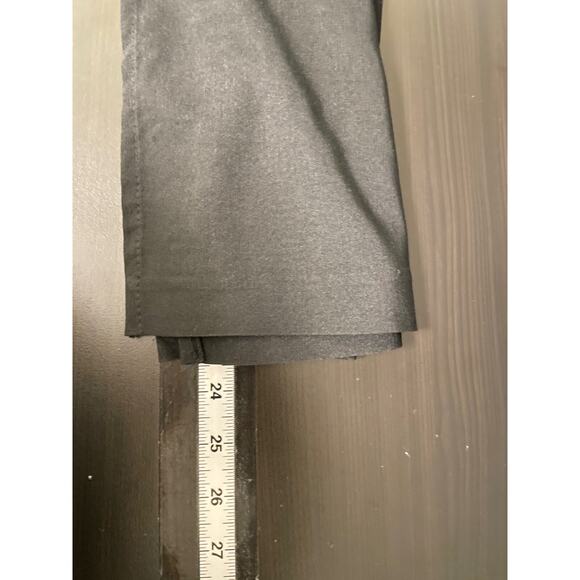 Juniors Midi Skirt Size 9 Black Lace Up Slit Stretch Grunge 90s Y2K READ - Picture 7 of 8